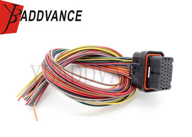 2-1437285-3 Auto Wiring Harness Tyco ECU 34 Pin Connectors With EM4/48 Terminal