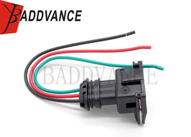 Black Auto Wiring Harness Bosh 3 Way EV1 Female Crank Cam Connector Pigtail