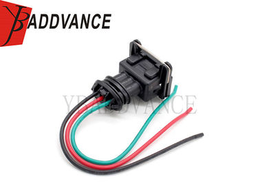 Black Auto Wiring Harness Bosh 3 Way EV1 Female Crank Cam Connector Pigtail