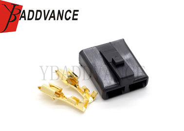 2 Pin Black Female Automotive Electrical Connectors For Fuel Pump DJ702113-6.3-21 DJ621-136.313