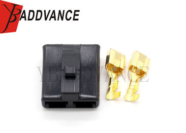 2 Pin Black Female Automotive Electrical Connectors For Fuel Pump DJ702113-6.3-21 DJ621-136.313