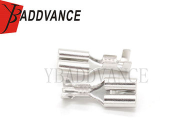 180907 Te / Amp Automotive Electrical Connectors Fastin-Faston 250 Electrical 2 Pin White Connector