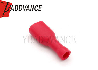 Red Flat Insulated Waterproof Sensor Connector Quick Connect Terminal Block Female 22-16 AWG FDFD2-250