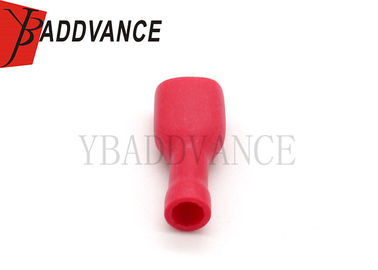 Red Flat Insulated Waterproof Sensor Connector Quick Connect Terminal Block Female 22-16 AWG FDFD2-250