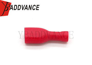 Red Flat Insulated Waterproof Sensor Connector Quick Connect Terminal Block Female 22-16 AWG FDFD2-250