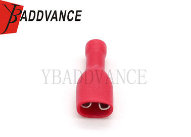 Red Flat Insulated Waterproof Sensor Connector Quick Connect Terminal Block Female 22-16 AWG FDFD2-250