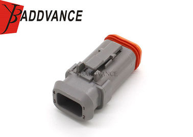 Deutsch DT Gray 4 Way Connector Plug Adapter With Shrink Boot DT06-4S-E008