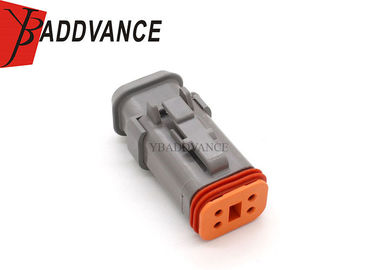 Deutsch DT Gray 4 Way Connector Plug Adapter With Shrink Boot DT06-4S-E008