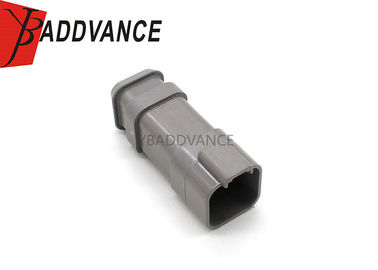 6 Pin Male Receptacle Deutsch Automotive Connectors With Shrink Boot DT04-6P-E008