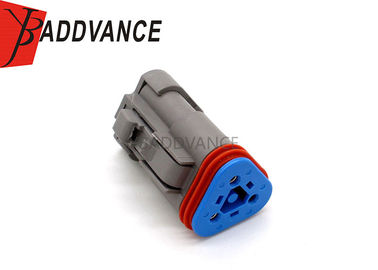 DT06-3S-P006 3 Pin Gray Deutsch Dt Connector With Short Cap And 120 Ohm Resistor