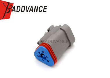 DT06-3S-P006 3 Pin Gray Deutsch Dt Connector With Short Cap And 120 Ohm Resistor