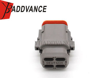 DT Series 8 Pin Deutsch Automotive Connectors With Shrink Boot Adapter DT06-08SA-E008 AT06-08SA-SRGRY