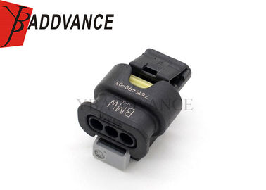 Electrical 3 Pin TE Connectivity AMP Connectors Female Hirschmann Auto Connector For BMW 7615490-03