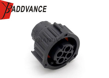 4 Pin AMP Waterproof Connectors TE Connectivity 2.5mm 1-967325-1 Black Color