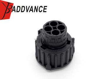 4 Pin AMP Waterproof Connectors TE Connectivity 2.5mm 1-967325-1 Black Color