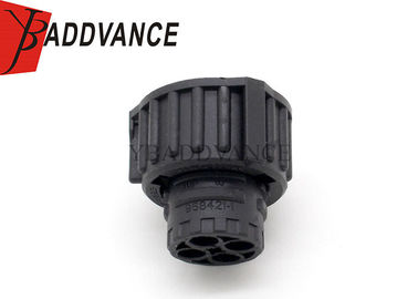 4 Pin AMP Waterproof Connectors TE Connectivity 2.5mm 1-967325-1 Black Color
