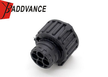 4 Pin AMP Waterproof Connectors TE Connectivity 2.5mm 1-967325-1 Black Color