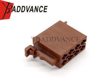 Brown 8 Pin Connector 357035447A Radio Electrical Connector For Audi VW