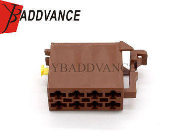 Brown 8 Pin Connector 357035447A Radio Electrical Connector For Audi VW