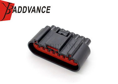 8 Way Female TE Connectivity AMP Connectors Waterproof 2112059-1 Black Color