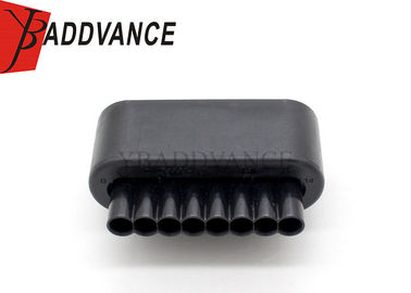 8 Way Female TE Connectivity AMP Connectors Waterproof 2112059-1 Black Color