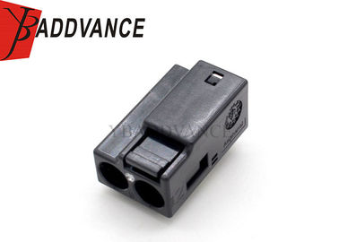 Black TE Connectivity AMP Connectors 2 Pin Female Wire Connector For Bus Truck