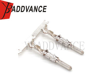 Male Tin Plated Automotive Crimp Terminals TE Connectivity AMP 929967-1 /  929968-1