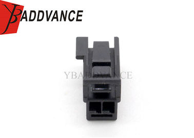 Black TE Connectivity AMP Connectors 2 Pin Female Housing Rectangle Shape