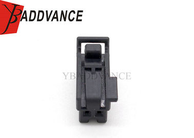 Black TE Connectivity AMP Connectors 2 Pin Female Housing Rectangle Shape