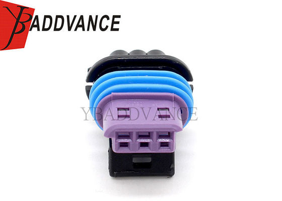 15491547  3 Way Black GT 150 Sealed Female Connector