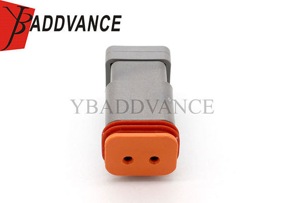 DT06-2S-C017 Deutsch DT 2 Pin Connector Plug With With Extended Shroud And End Cap