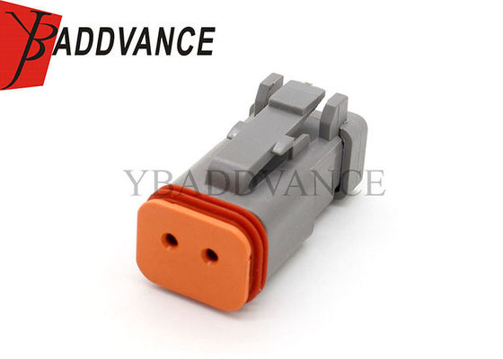 DT06-2S-C017 Deutsch DT 2 Pin Connector Plug With With Extended Shroud And End Cap