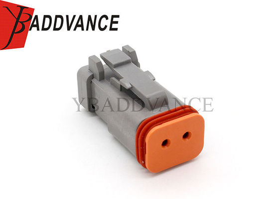 DT06-2S-C017 Deutsch DT 2 Pin Connector Plug With With Extended Shroud And End Cap