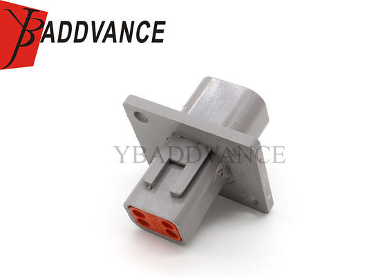 Deutsch DT04-4P-L012 4 Pin Male Flange Mount Connector