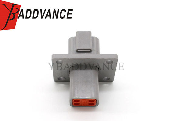 Deutsch DT04-4P-L012 4 Pin Male Flange Mount Connector