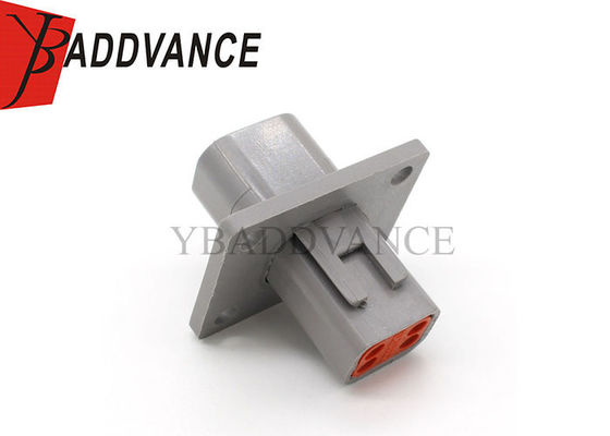 Deutsch DT04-4P-L012 4 Pin Male Flange Mount Connector