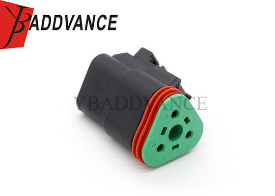 DT06-3S-E004 Deutsch Automotive Connectors DT 3 Way Black Female Plug Connector
