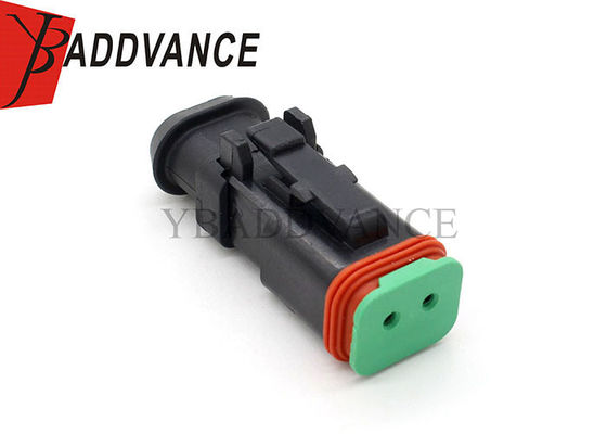 DT06-2S-EP11 TE Deutsch 2 Pin Plug 2 Pin Electrical Connector Wire To Wire