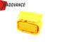 Sumitomo 44 Pin 6189-7361 Female Pbt Gf15 Connector Yellow Color