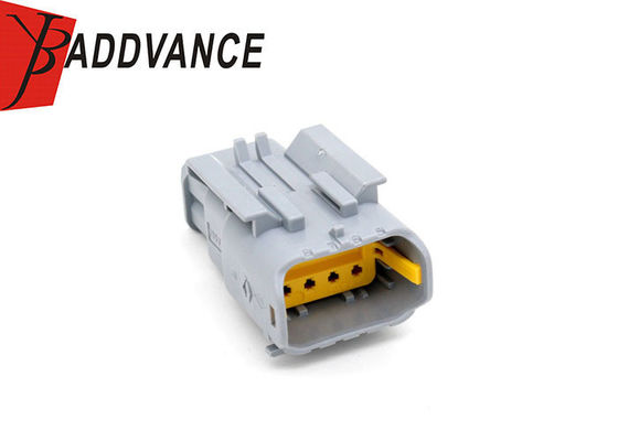 Automotive Pa66 Gf30 8 Pin Male Connector Gray Color