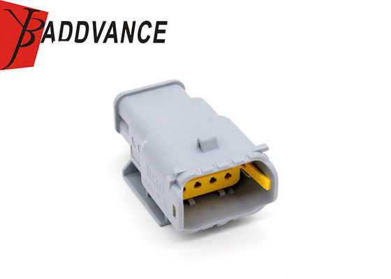 Automotive Pa66 Gf30 8 Pin Male Connector Gray Color