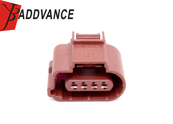8KO 973 704 4 Way Female Oxy 02 Sensor Connector Brown For V W A UDI