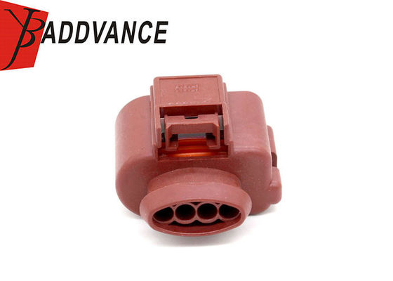 8KO 973 704 4 Way Female Oxy 02 Sensor Connector Brown For V W A UDI