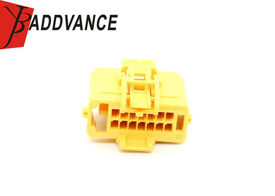 10340790 14 Pin Automotive Electrical Connectors Female Kostal Yellow