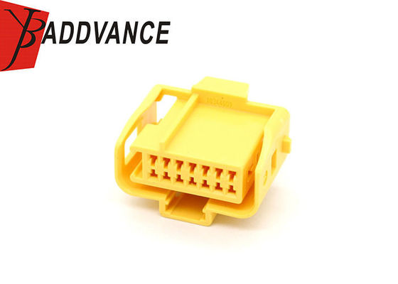 10340790 14 Pin Automotive Electrical Connectors Female Kostal Yellow