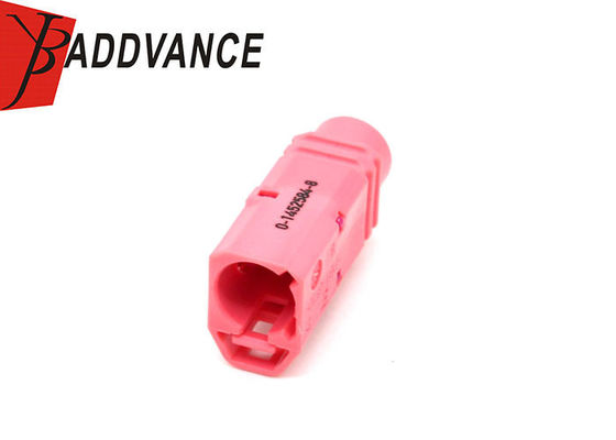 0-1452584-8 1 Pin Female Automotive Electrical Connectors Red Color With Terminals