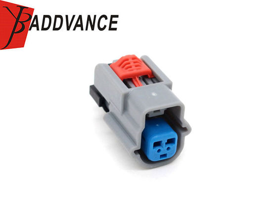 2 Pin Female Pa66 Gf30 Automotive Electrical Connectors Gray Color