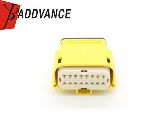 Waterproof 33472-1886 18 Pin Female Molex Connector Kit Yellow Color