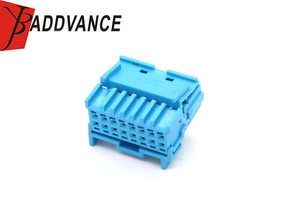 2301695-4 16 Pin Female Connector Automotive Blue Wire To Wire Housing