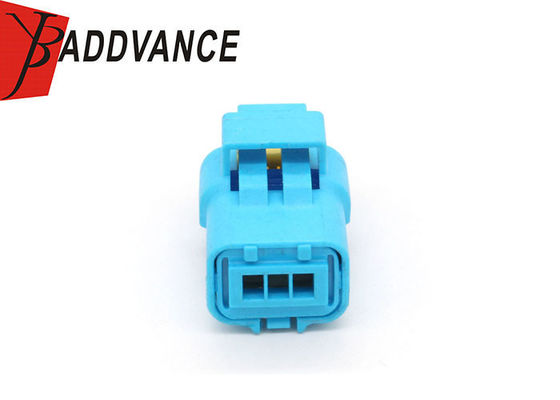 211PC032S6049 3 Pin Female Blue Waterproof Connectors Accept OEM